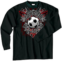 Long Sleeve Soccer T-Shirt: Soccer 4 Life
