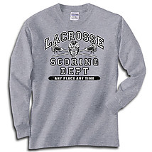 Long Sleeve Lacrosse T-Shirt: Lacrosse Athletic