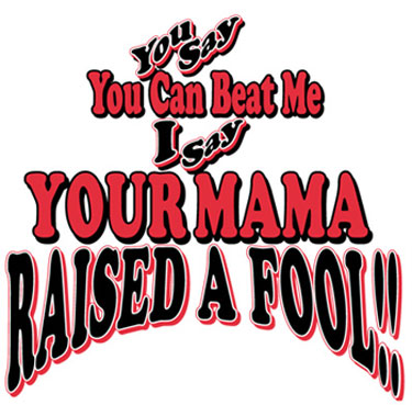 Pure Sport Softball T-Shirt: Mama Raised a Fool