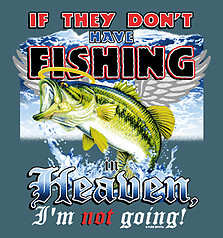 Pure Sport Fishing T-Shirt: Heaven Fishing