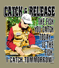 Pure Sport Fishing T-Shirt: Catch & Release