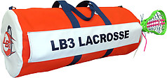 Canvas Custom Lacrosse Team Equipment Bag - X-Large with Sleeve (15