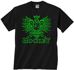 Pure Sport Hockey T-Shirt: Play Hard Eagle