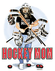 Hooded Hockey Sweatshirt: Hockey Mom Gear