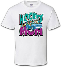 Hockey T-Shirt: Hockey Mom Van