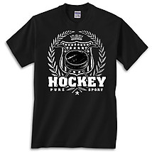 Hockey T-Shirt: Hockey Laurel