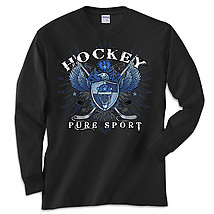 Long Sleeve Hockey T-Shirt: Hockey Eagle