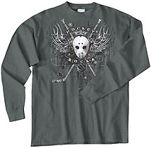 Long Sleeve Hockey T-Shirt: Hockey Wings