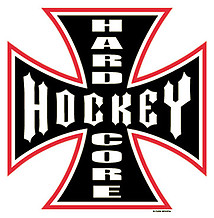 Long Sleeve Hockey T-Shirt: Hardcore Hockey