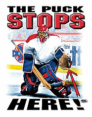 Hockey T-Shirt: The Puck Stops Here