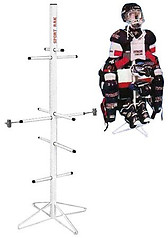 Wet Gear Hockey Equipment Dryer Rack: Metal Model