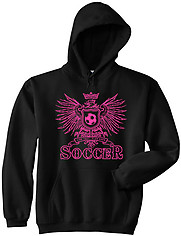 Hooded Soccer Sweatshirt: Girls Eagle