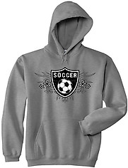 Hooded Soccer Sweatshirt: Soccer Shield