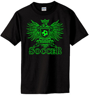 Pure Sport Soccer T-Shirt: Play Hard Eagle