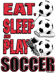 Soccer T-Shirt: Eat Sleep Soccer