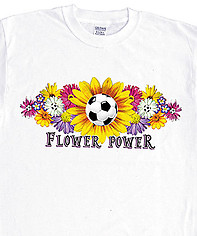 Soccer T-Shirt: Flower Power