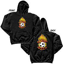 Hooded Soccer Sweatshirt: Fireball Soccer