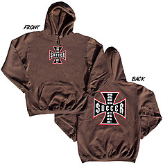 PureSport Hooded Soccer Sweatshirt: Hardcore Soccer