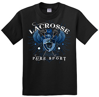 Pure Sport Lacrosse T-Shirt: Lacrosse Eagle