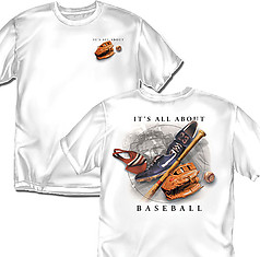 Coed Sportswear Baseball T-Shirt: It's All About Baseball