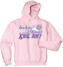 Hooded Figure Skating Sweatshirt: Kick Ice