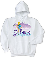 Hooded Figure Skating Sweatshirt: Go Figure