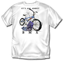 BMX T-Shirt: All About BMX Biking - Youth