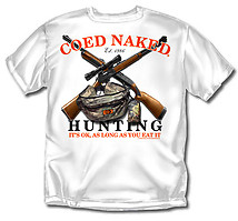 Hunting T-Shirt: Coed Naked Hunting