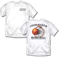 Coed Sportswear Basketball T-Shirt: Coed Naked Basketball