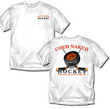 Hockey T-Shirt: Coed Naked Hockey