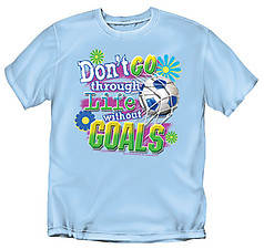 Coed Sportswear Youth Soccer T-Shirt: Goals Soccer