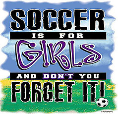 Pure Sport Soccer T-Shirt: Soccer is for Girls