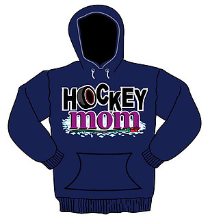 Pure Sport Hooded Sweatshirt: Hockey Mom Rose