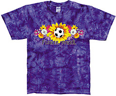 Pure Sport Soccer T-Shirt: Flower Tie Dye