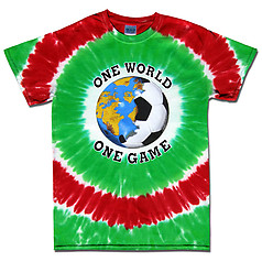 Mexico World Cup Soccer One World Tie Dye T-Shirt 