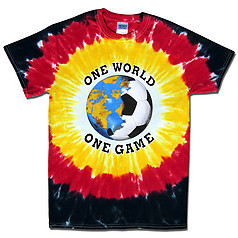 Germany World Cup Soccer One World Tie Dye T-Shirt 