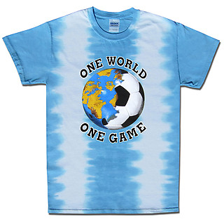 Argentina World Cup Soccer One World Tie Dye T-Shirt 