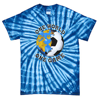 Italy World Cup Soccer One World Tie Dye T-Shirt 