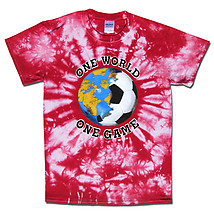 England World Cup Soccer One World Tie Dye T-Shirt 