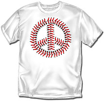 Coed Sportswear Youth Baseball T-Shirt: Peace Seams Baseball