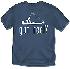 Coed Sportswear Fishing T-Shirt: Got Reel?