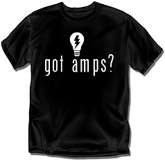 Coed Sportswear Music T-Shirt: Got Amps?