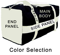Equipment Bag Color Selection Areas
