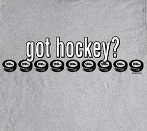 Pure Sport Long Sleeve Hockey T-Shirt: Got Hockey