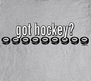 Long Sleeve Hockey T-Shirt: Got Hockey