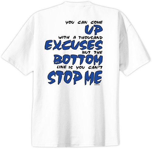 Basketball T-Shirt: 1000 Excuses