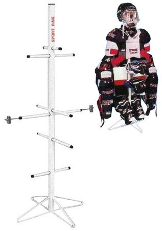 Wet Gear Hockey Equipment Dryer Rack: Metal Model