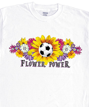 Pure Sport Soccer T-Shirt: Flower Power