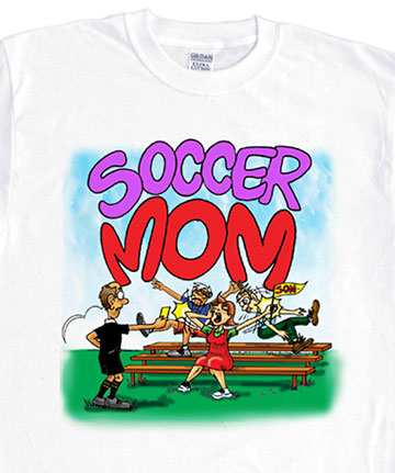 Pure Sport Soccer T-Shirt: Soccer Mom Penalty