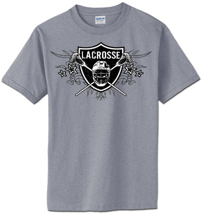 Pure Sport Lacrosse T-Shirt: Lacrosse Sheild